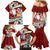 Tahiti Christmas Family Matching Mermaid Dress and Hawaiian Shirt Tiare Flowers and Pomarea Nigra with Polynesian Pattern LT03 - Polynesian Pride