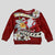 Tahiti Christmas Kid Ugly Christmas Sweater Tiare Flowers and Pomarea Nigra with Polynesian Pattern LT03 Kid Red - Polynesian Pride