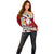 Tahiti Christmas Off Shoulder Sweater Tiare Flowers and Pomarea Nigra with Polynesian Pattern LT03 - Polynesian Pride