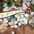 Tahiti Christmas Tree Skirt Tiare Flowers and Pomarea Nigra with Polynesian Pattern LT03 - Polynesian Pride