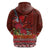 Hawaii KaʻUla Wena ʻIʻiwi Hoodie With Tropical Plants and 'Ohi'a lehua Kakau Art Tattoo