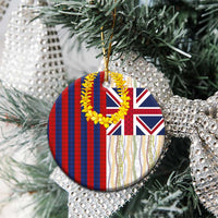 Hawaiian Tropical Plants Lei Ceramic Ornament National Flag Style LT03 - Polynesian Pride
