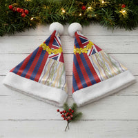 Hawaiian Tropical Plants Lei Christmas Santa Hat National Flag Style LT03 - Polynesian Pride
