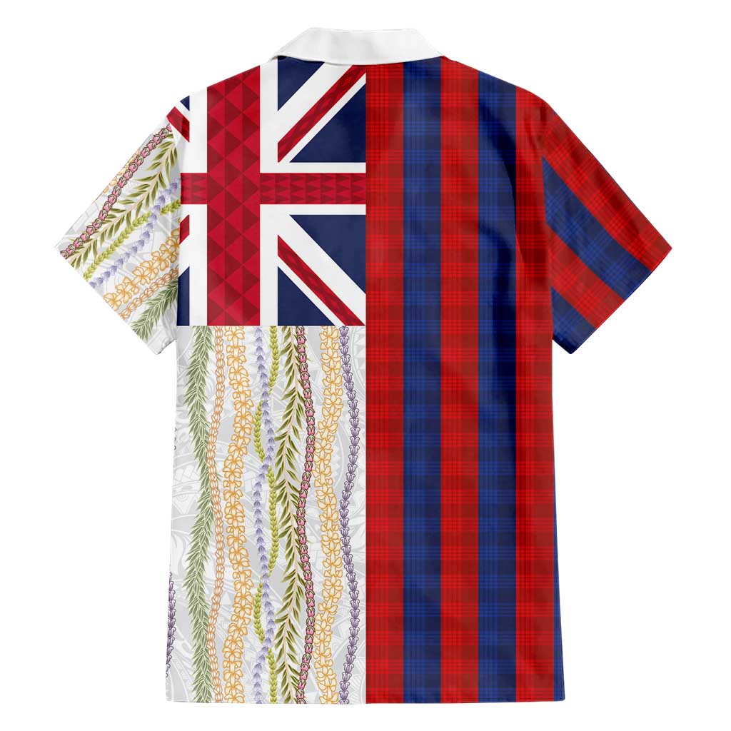 Hawaiian Tropical Plants Lei Hawaiian Shirt National Flag Style LT03 - Polynesian Pride