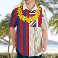Hawaiian Tropical Plants Lei Hawaiian Shirt National Flag Style LT03 - Polynesian Pride