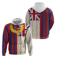 Hawaiian Tropical Plants Lei Hoodie National Flag Style LT03 - Polynesian Pride