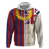 Hawaiian Tropical Plants Lei Hoodie National Flag Style LT03 Zip Hoodie Multicolor - Polynesian Pride