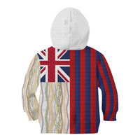 Hawaiian Tropical Plants Lei Kid Hoodie National Flag Style LT03 - Polynesian Pride