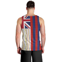 Hawaiian Tropical Plants Lei Men Tank Top National Flag Style LT03 - Polynesian Pride