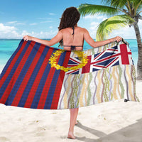 Hawaiian Tropical Plants Lei Sarong National Flag Style LT03 - Polynesian Pride