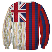 Hawaiian Tropical Plants Lei Sweatshirt National Flag Style LT03 - Polynesian Pride
