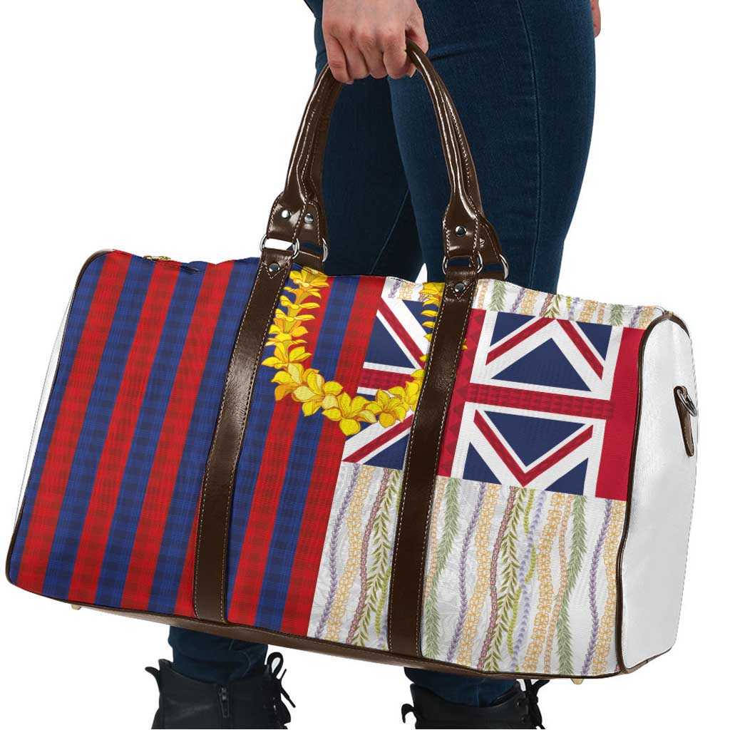 Hawaiian Tropical Plants Lei Travel Bag National Flag Style LT03 - Polynesian Pride