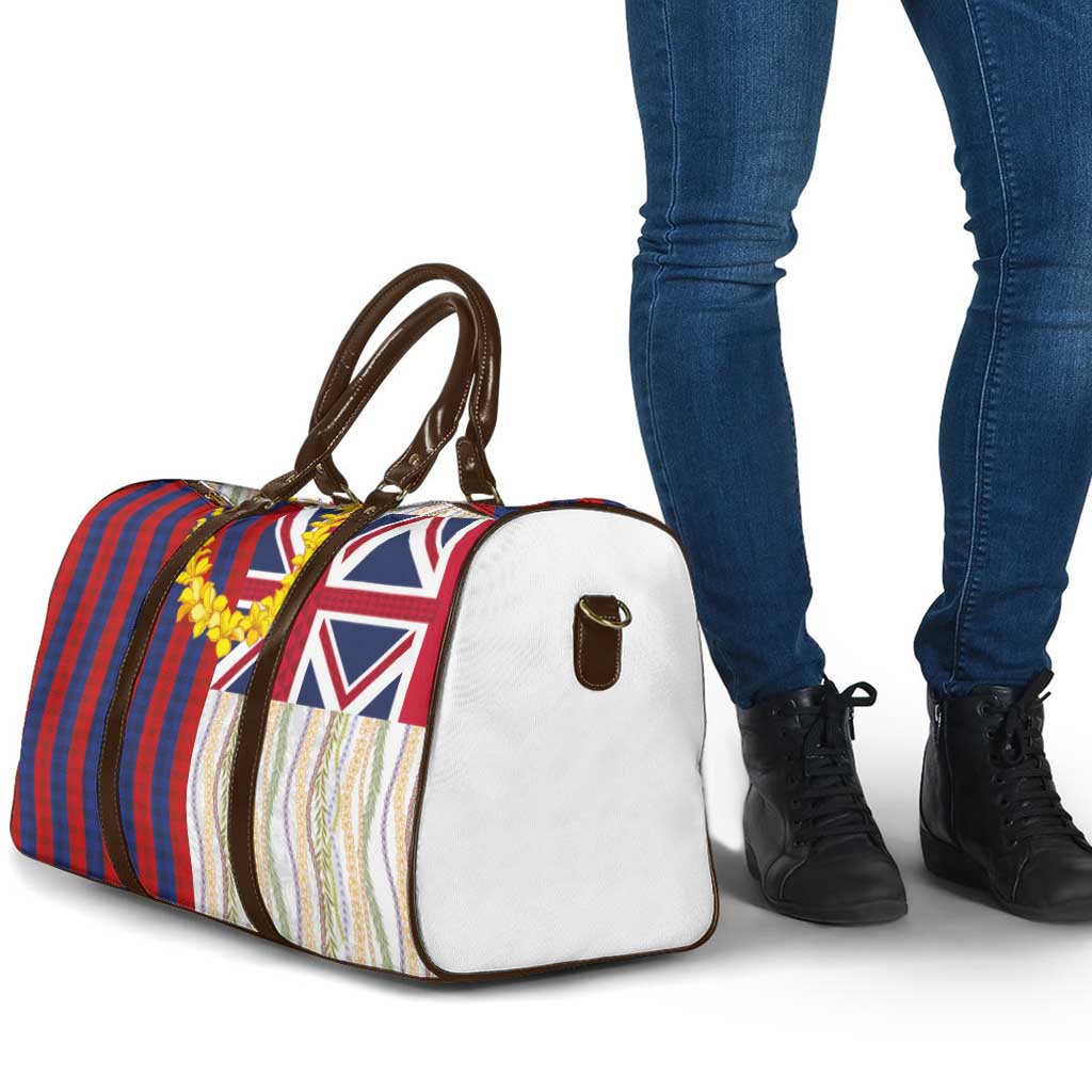 Hawaiian Tropical Plants Lei Travel Bag National Flag Style LT03 - Polynesian Pride