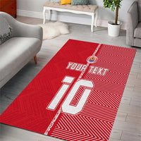 Custom Tahiti Football-Iron Warriors Area Rug LT03 - Polynesian Pride