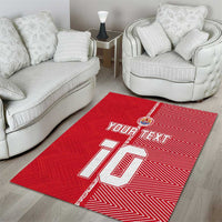 Custom Tahiti Football-Iron Warriors Area Rug LT03 - Polynesian Pride