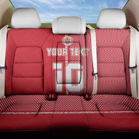 Custom Tahiti Football-Iron Warriors Back Car Seat Cover LT03 One Size Red - Polynesian Pride