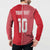 Custom Tahiti Football-Iron Warriors Button Sweatshirt