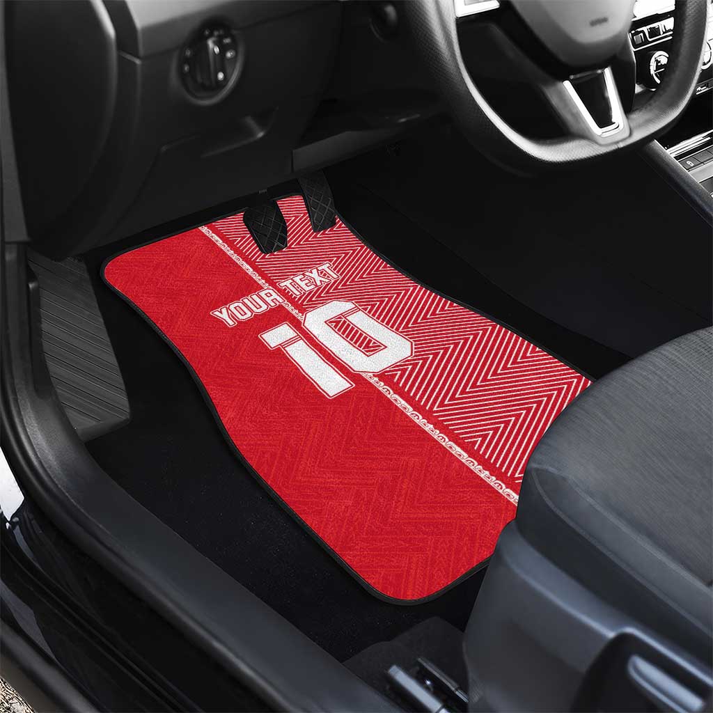 Custom Tahiti Football-Iron Warriors Car Mats LT03 - Polynesian Pride