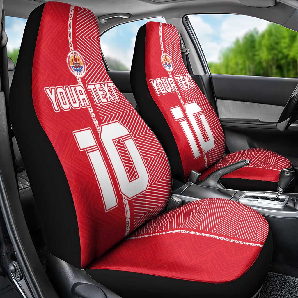 Custom Tahiti Football-Iron Warriors Car Seat Cover LT03 - Polynesian Pride