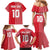 Custom Tahiti Football-Iron Warriors Family Matching Mermaid Dress and Hawaiian Shirt