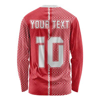 Custom Tahiti Football-Iron Warriors Long Sleeve Shirt LT03 - Polynesian Pride