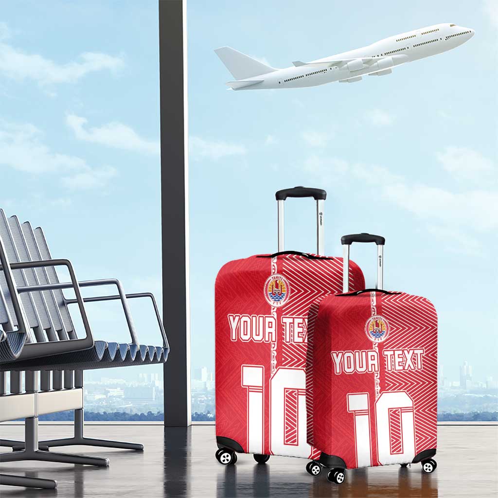 Custom Tahiti Football-Iron Warriors Luggage Cover LT03 - Polynesian Pride