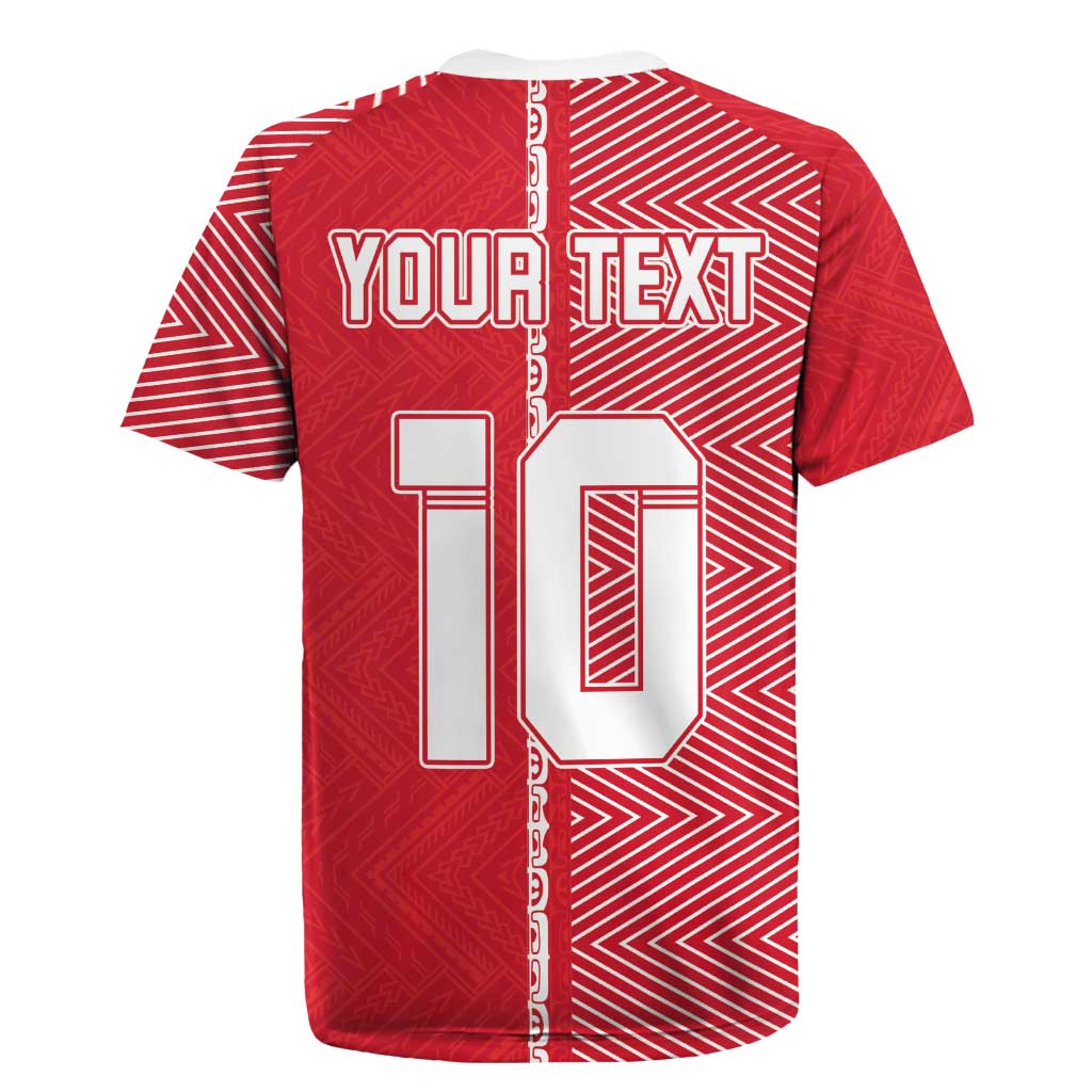 Custom Tahiti Football-Iron Warriors Rugby Jersey LT03 - Polynesian Pride