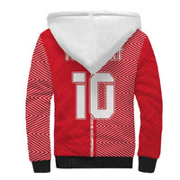 Custom Tahiti Football-Iron Warriors Sherpa Hoodie LT03 - Polynesian Pride