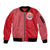 Custom Tahiti Football-Iron Warriors Sleeve Zip Bomber Jacket