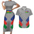 Custom New Caledonia-The Kagus Couples Matching Short Sleeve Bodycon Dress and Hawaiian Shirt