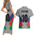 Custom New Caledonia-The Kagus Couples Matching Short Sleeve Bodycon Dress and Hawaiian Shirt