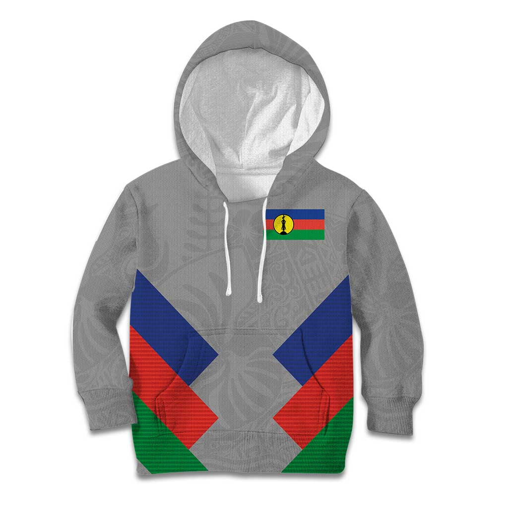 Custom New Caledonia-The Kagus Kid Hoodie LT03 Hoodie Gray - Polynesian Pride