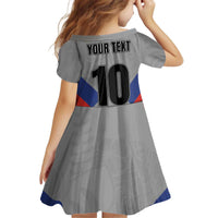 Custom New Caledonia-The Kagus Kid Short Sleeve Dress LT03 - Polynesian Pride