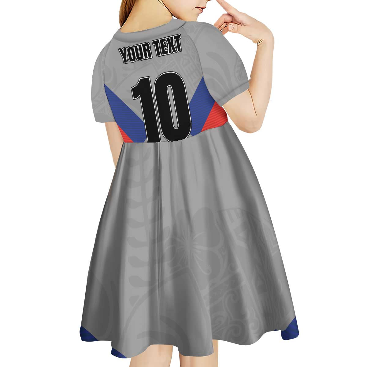 Custom New Caledonia-The Kagus Kid Short Sleeve Dress LT03 - Polynesian Pride