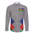 Custom New Caledonia-The Kagus Long Sleeve Button Shirt