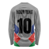 Custom New Caledonia-The Kagus Long Sleeve Shirt LT03 - Polynesian Pride