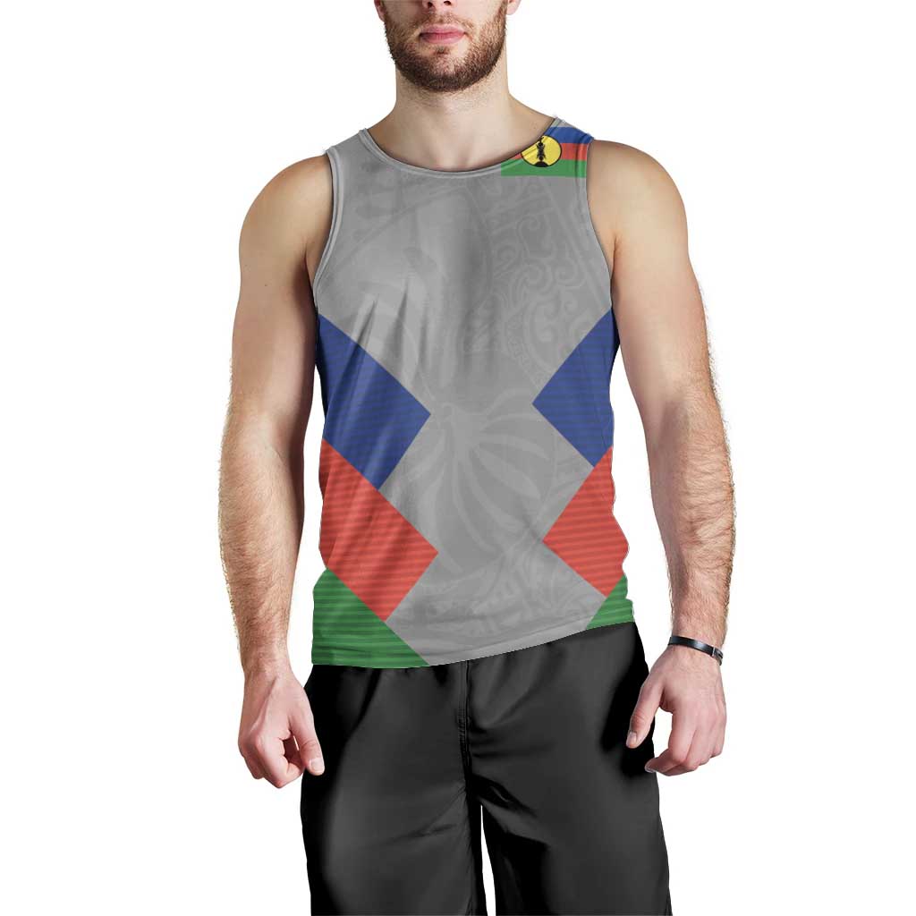 Custom New Caledonia-The Kagus Men Tank Top LT03 - Polynesian Pride
