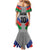 Custom New Caledonia-The Kagus Mermaid Dress