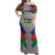 Custom New Caledonia-The Kagus Off Shoulder Maxi Dress