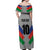 Custom New Caledonia-The Kagus Off Shoulder Maxi Dress