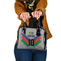Custom New Caledonia-The Kagus Shoulder Handbag LT03 One Size Gray - Polynesian Pride