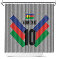 Custom New Caledonia-The Kagus Shower Curtain LT03 Gray - Polynesian Pride