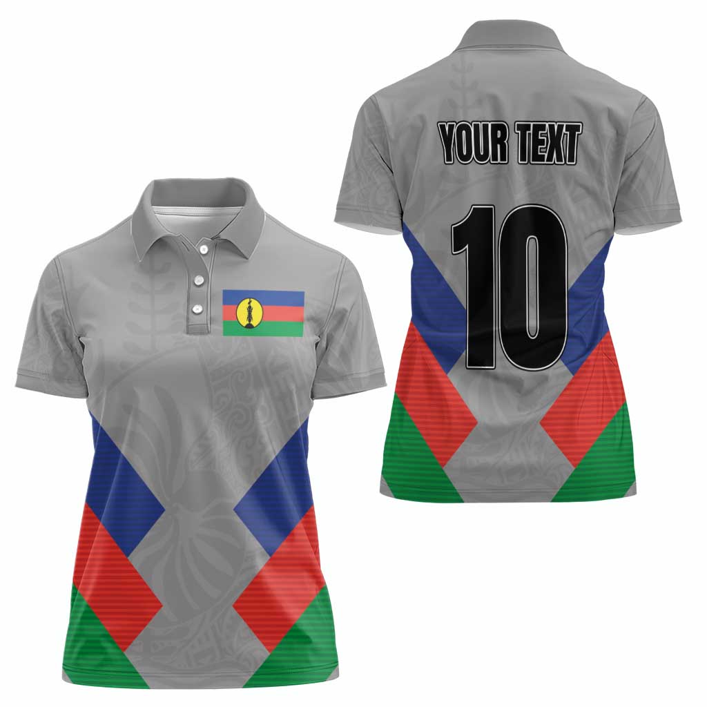 Custom New Caledonia-The Kagus Women Polo Shirt LT03 - Polynesian Pride