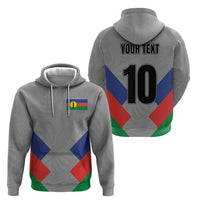 Custom New Caledonia-The Kagus Zip Hoodie LT03 - Polynesian Pride
