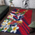 Hawaii Runner-Kakau Art with Lei and Plumeria Area Rug