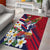 Hawaii Runner-Kakau Art with Lei and Plumeria Area Rug