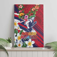 Hawaii Runner-Kakau Art with Lei and Plumeria Canvas Wall Art LT03 - Polynesian Pride