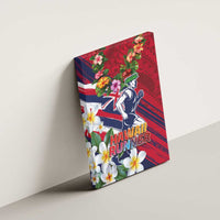 Hawaii Runner-Kakau Art with Lei and Plumeria Canvas Wall Art LT03 - Polynesian Pride