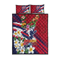 Hawaii Runner-Kakau Art with Lei and Plumeria Quilt Bed Set LT03 - Polynesian Pride