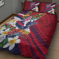 Hawaii Runner-Kakau Art with Lei and Plumeria Quilt Bed Set LT03 - Polynesian Pride
